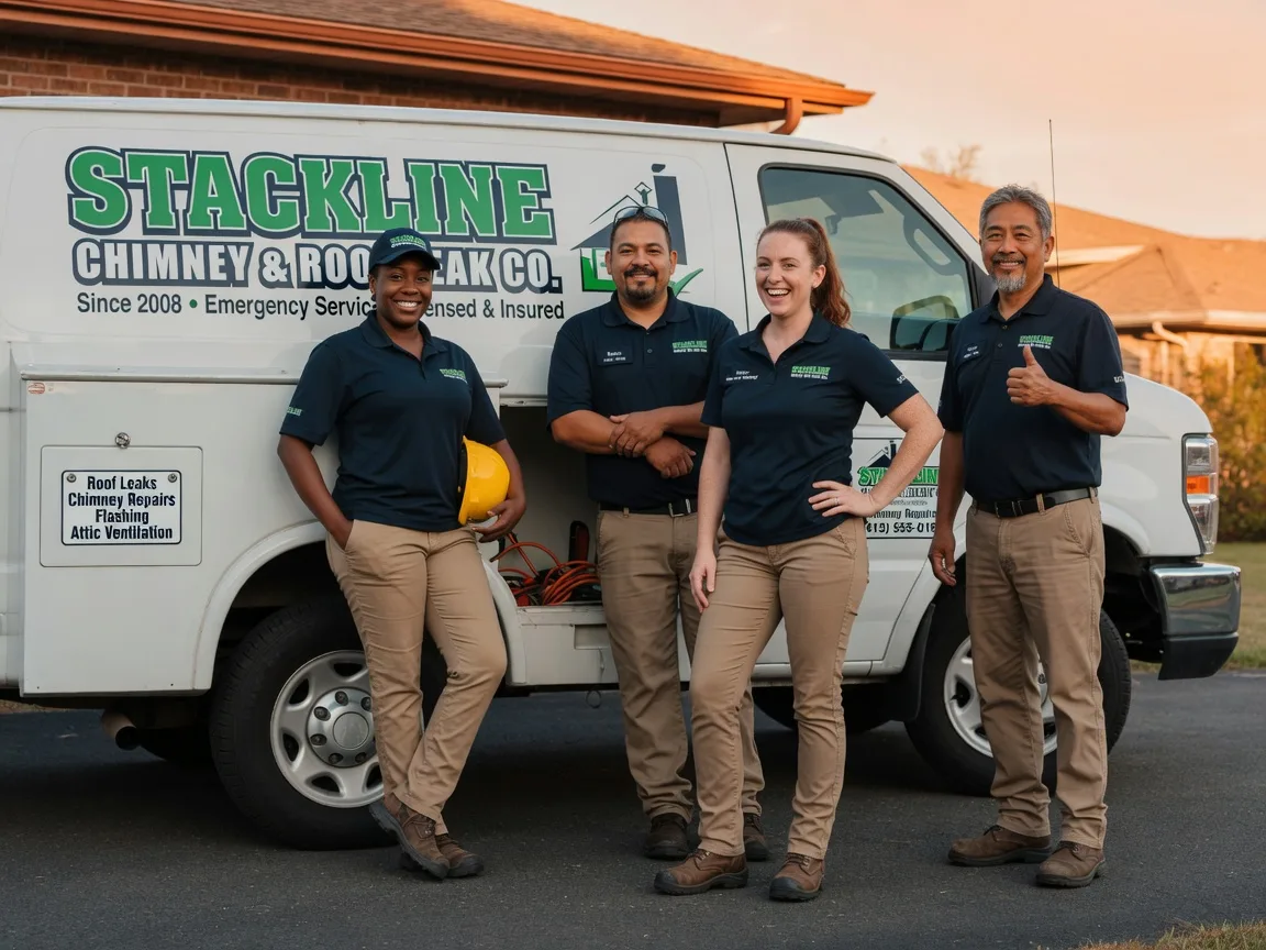 Chimney flashing repair company in Inola, OK